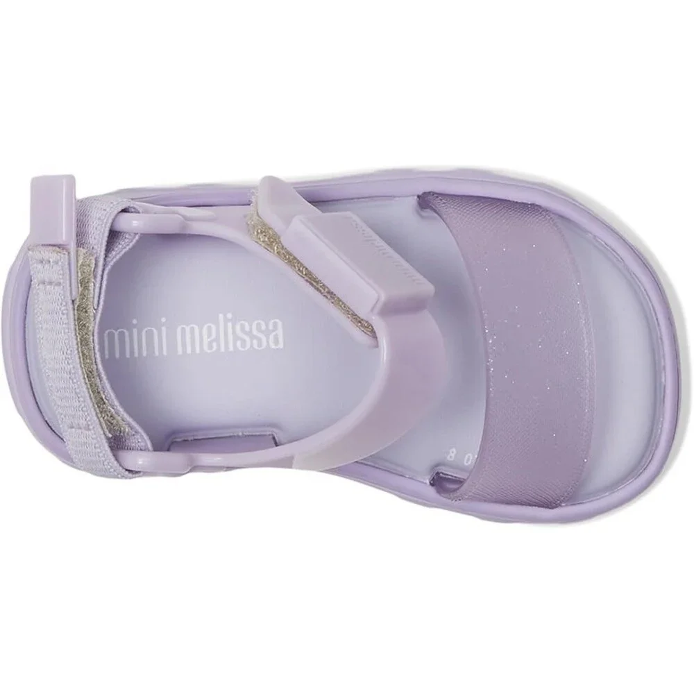 Mini Melissa Kick Off Sandals Toddler US 12 Purple Adjustable Strap ZOGG1123
